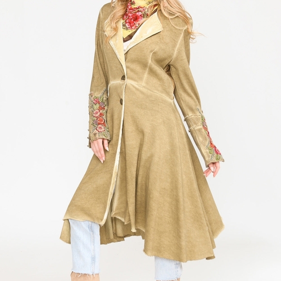 NWT Aratta Heart Of Autumn Embroidered Coat - Picture 12 of 13